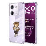 Husa antisoc pentru xiaomi poco m7 pro 5g - airbag tpu, col&Egrave;uri ranforsate- selfie