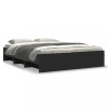 VidaXL Cadru de pat fără saltea Negru 160x200cm Lemn prelucrat 3295640