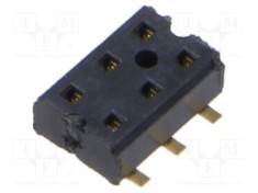 Conector PCB-PCB mamă PIN 6 2mm SAMTEC aurit SMT 4,1A