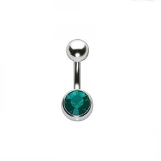 Piercing Buric Navel 1.6 x 10 x 5/8 - verde