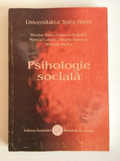 NICOLAE RADU - PSIHOLOGIE SOCIALA, 2003, UNIVERSITATEA SPIRU HARET foto