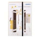 Korres SET Drama Volume No1 Mascara Neagră Volum Extrem 11ml și Tuș de Ochi de Lungă Durată cu Minerale Vulcanice No1 Creion Negru 1.2g