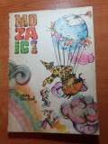 Almanahul pentru copii mozaic - anul 1985-jocuri,umor,benzi desenate,scamatorii