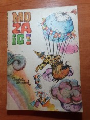 almanahul pentru copii mozaic - anul 1985-jocuri,umor,benzi desenate,scamatorii
