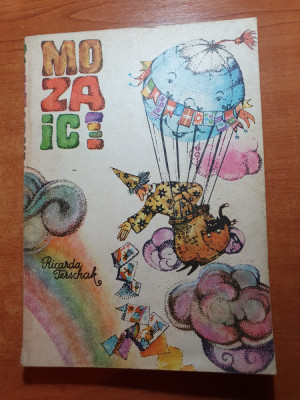 almanahul pentru copii mozaic - anul 1985-jocuri,umor,benzi desenate,scamatorii foto