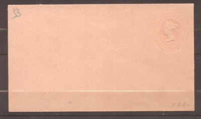 Great Britain - Postal History Rare Cover UNUSED EMBOSSED One Penny D.1103 foto