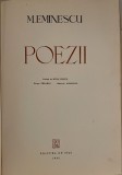 1950, &rdquo;Poezii&rdquo; de Mihai Eminescu, editie omagială la centenar, cartonată, 6 planse color PERAHIM, pref. M. Beniuc, desene Siegfrid / EXEMPLAR PERAHIM