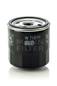 Filtru ulei OPEL ASTRA G Limuzina (F69) (1998 - 2009) MANN-FILTER W 712/41 foto