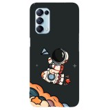 Husa compatibila cu Oppo A5 (2020) model Space travel, Silicon, TPU, Viceversa, Transparent, Carcasa