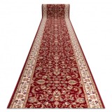 Traversa L&acirc;nă NAIN Ornament, flori 144 51066 vin roșu / bej, 100 cm
