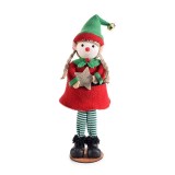 Figurina Elf Fetita textil multicolor II 6x24 cm