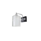 Aplica Niege Crom+Negru+Alb 1xE27 60W