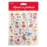 Set 15 stickere - Lipeste si zambeste - Balerine | Daco