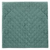 Fată de pernă decorativă de iarnă, Velvet Verde Menta, Model Romburi, 45x43 cm, CMCLASS