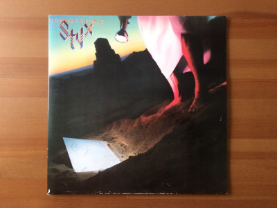 Styx Cornerstone 1979 album Gatefold disc vinyl lp muzica rock A&amp;amp;M Holland VG+NM foto