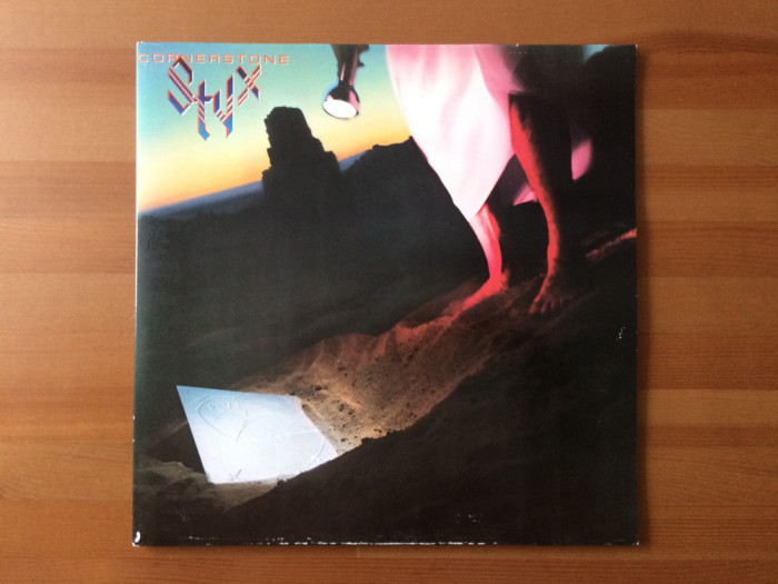 Styx Cornerstone 1979 album Gatefold disc vinyl lp muzica rock A&amp;M Holland VG+NM