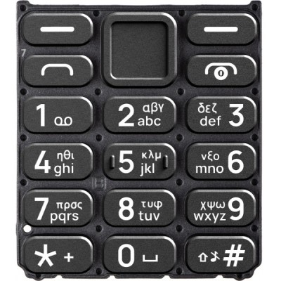 Tastatura Greceasca HMD 110 / Nokia 110 4G (2024), Neagra, Service Pack SP20Z14Z1451S foto