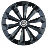 Cumpara ieftin Set 4 capace roti Fame Negru R15 pentru gama auto Fiat, Autohelix MSA