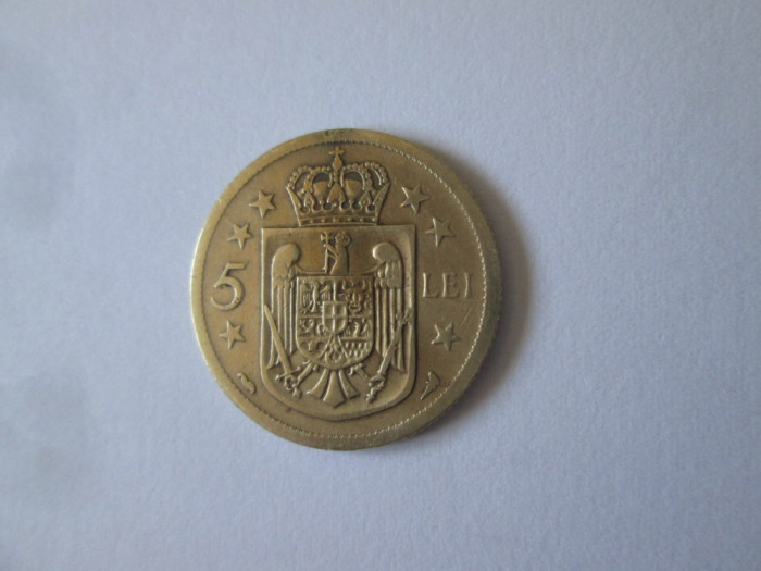 Romania 5 Lei 1930 monetaria Paris