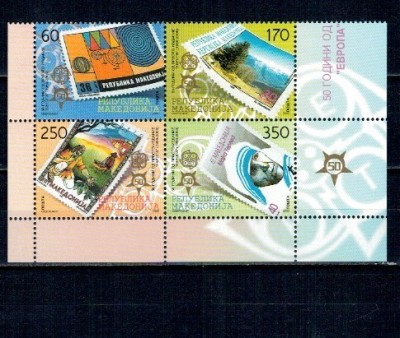 Macedonia 2005 - Europa, CEPT, timbru pe timbru, serie neuzata foto