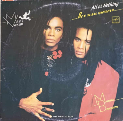 Disc vinil, LP. ALL OR NOTHING (THE FIRST ALBUM)-MILLI VANILLI foto