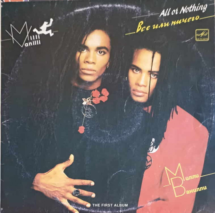 Disc vinil, LP. ALL OR NOTHING (THE FIRST ALBUM)-MILLI VANILLI