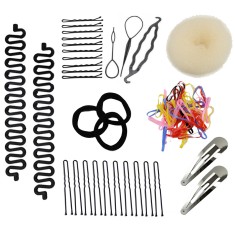 Set Profesional De Accesorii Pentru Păr 71 Elemente