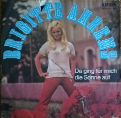 Disc Vinil 7# - Brigitte Ahrens &amp;lrm;&amp;ndash; &amp;szlig; AMIGA &amp;lrm;&amp;ndash; 4 55 987 foto