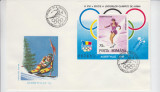 FDCR - Jocurile olimpice de iarna Albertville - colita dant - LP1275 - an 1992, Sport