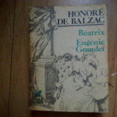 a1 HONORE DE BALZAC - BEATRIX. EUGENIE GRANDET