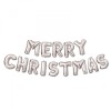 Balon de Crăciun &quot;Merry Christmas&rdquo; - argintiu