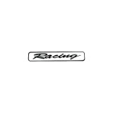 Abtibild &quot;RACING&quot; culoare Alb Cod:DZ-077 Automotive TrustedCars, Oem