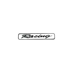 Abtibild &quot;RACING&quot; culoare Alb Cod:DZ-077 Automotive TrustedCars