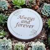 Cutiuță verighete &quot;Always and Forever&quot;