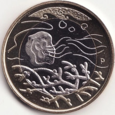Moneda Finlanda - 5 Euro 2014 - Ape - Proof