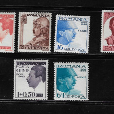 ROMANIA 1940 - CAROL II, 10 ANI DE DOMNIE, MNH - LP 139