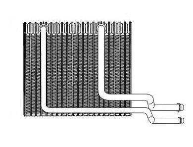 Vaporizator aer conditionat Renault SCENIC, 1999-2003; MEGANE SCENIC, 1996-1999; tip Valeo; 240x225x60 mm foto