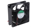 Ventilator axial 24V DC 80x80x25mm 69,66m3/h 33dBA cu bilă