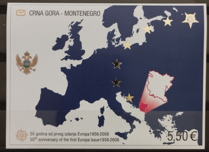 BC85, Muntenegru 2006, colita europa cept