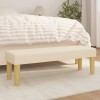 Gossi banca, crem, 100x30x30 cm, textil