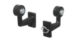 Lampa gabarit auto BestAutoVest 12V/ 24V LED, cu brat de 100mm, unghi 90 grade, Stanga, Rosu- Alb