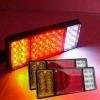 Set 2 Lampi Spate Auto LED Universale, 4 Functii, Remorca, Camion, Trailer, 12V