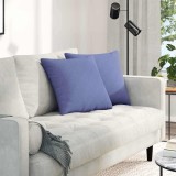 vidaXL Perne pentru canapea 2 pcs albastru 45 x 45 cm țesătură 42013925