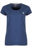 Tricou Dama U.S. Polo Assn. Lucy Albastru Bumbac 100% Logo Rotund