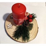 Decoratiune pentru masa de Craciun 12 cm