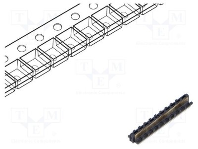 Conector PCB-PCB tată PIN 50 0,4mm ST4 aurit SMT 1,6A SAMTEC foto