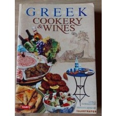 Greek Cookery and Wines Sofia Souli Local Specialites,festive recipes ilustrated