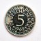 moneda argint GERMANIA FEDERALA 5 Mark 1965 ( G ) aUNC km # 112