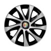 Set 4 capace roti Drift exrta silver&amp;black R15 Compatibil Cu Alfa Romeo, Autohelix MSA