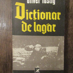 DICTIONAR DE LAGAR - OLIVER LUSTIG